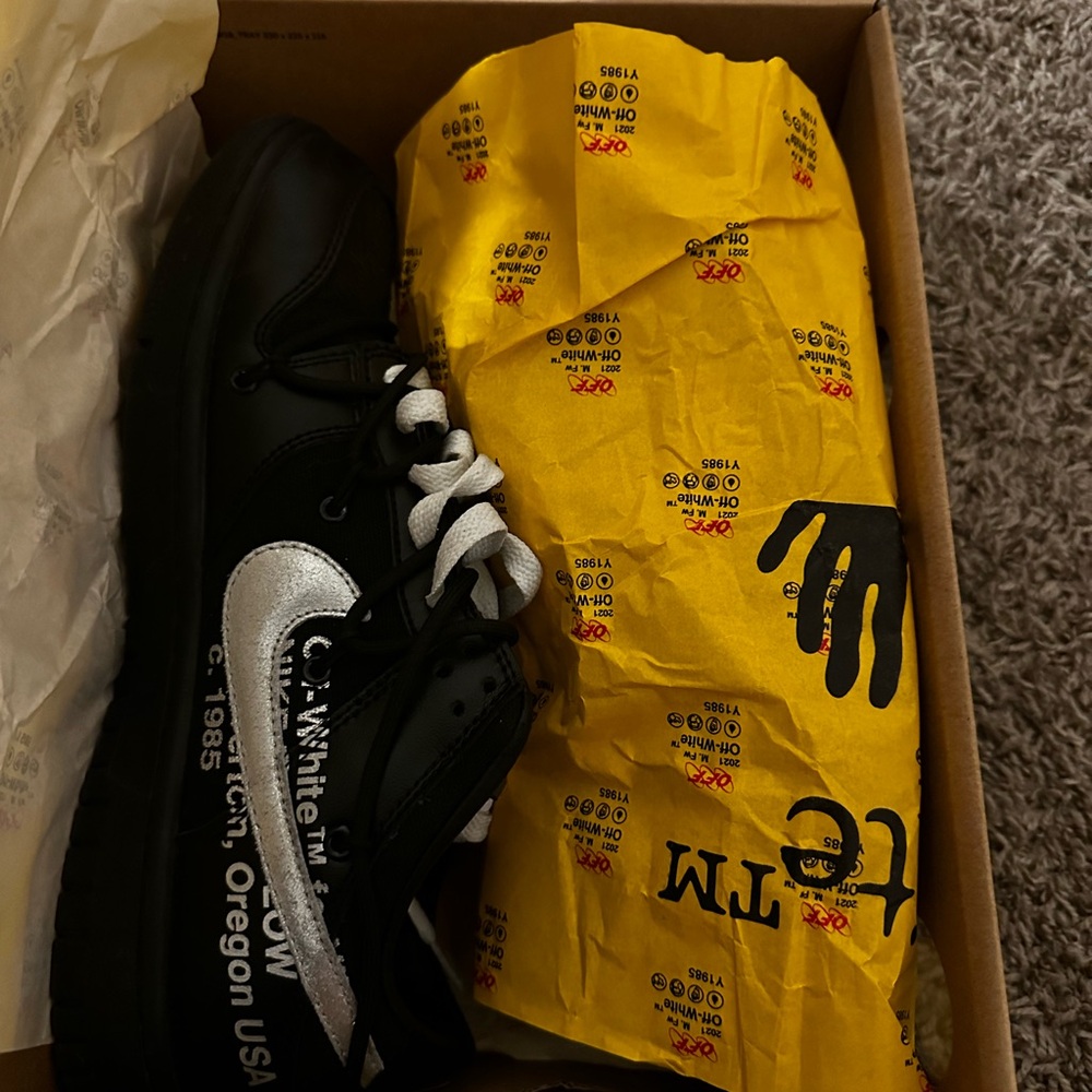 Nike dunk low off-white lot 50